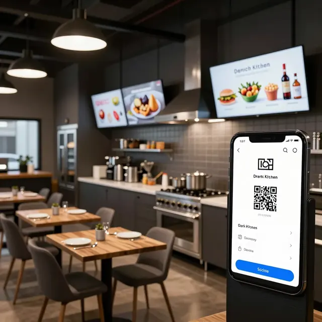 QR 코드를 활용한 온라인 주문으로 성공적인 다크 키친 구축하기