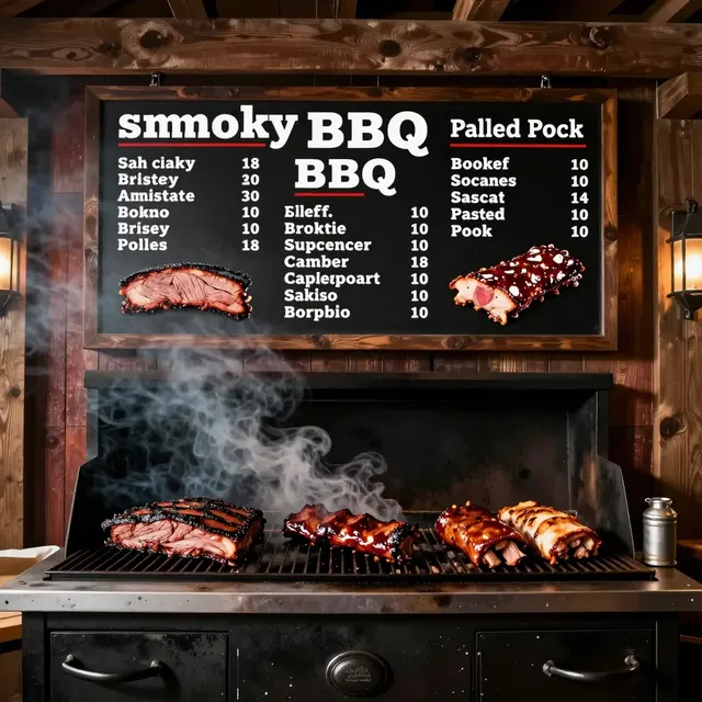 Com crear un menú digital per a barbacoa que converteix