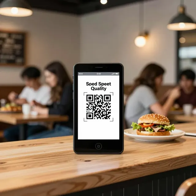 Masa Depan Makanan Cepat dan Berkualitas: Teknologi QR Bertemu dengan Makanan Berkualitas** (Ini adalah terjemahan yang paling literal dan umum)