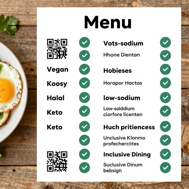 Menangani Permintaan Diet Khusus dengan Menu QR