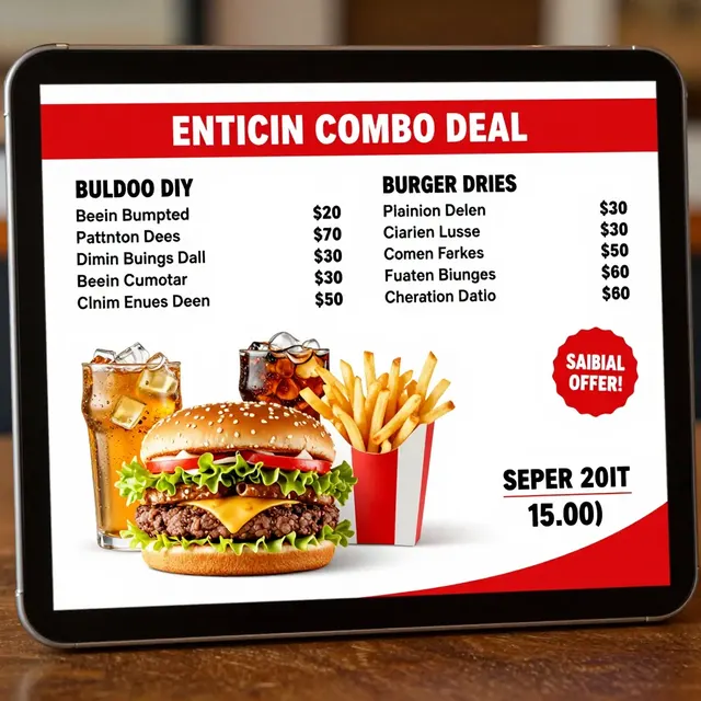 Boost Sales with QR Menu Combo Deals