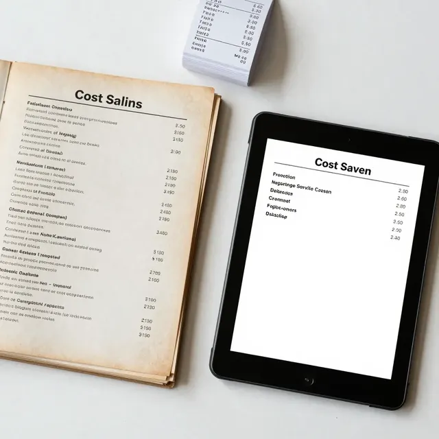 Papírové menu versus digitální menu: Srovnání skutečných nákladů