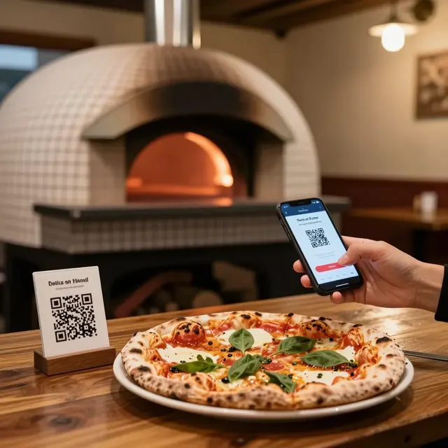 Увеличете поръчките в пицарията си с помощта на QR код технология