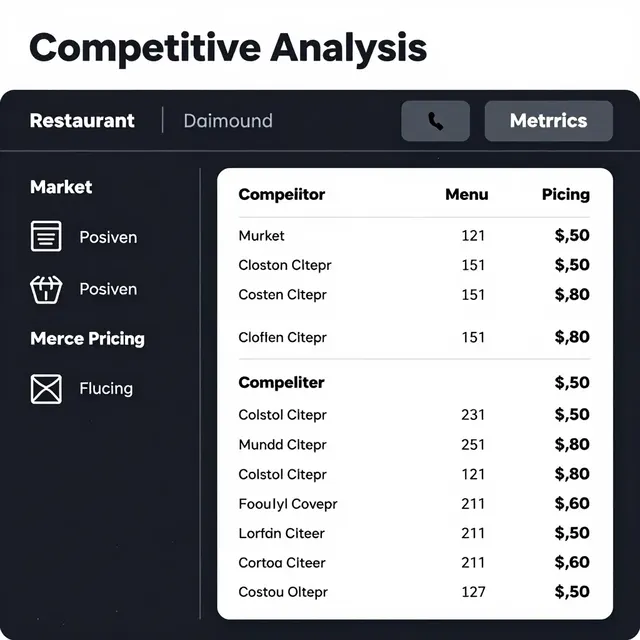Restaurant Competitor Analysis: Master Menu Data Strategies