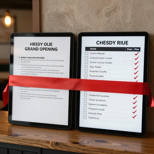 Kontrolliste til restaurantåbning: Opsætning af digital menu fra dag ét