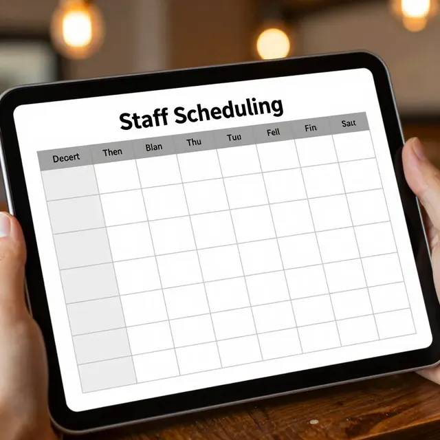 Staff Scheduling Tips for QR Ordering Systems