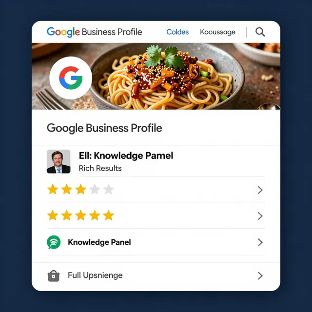 Loo oma restoranibränd Google'is 2026. aastal