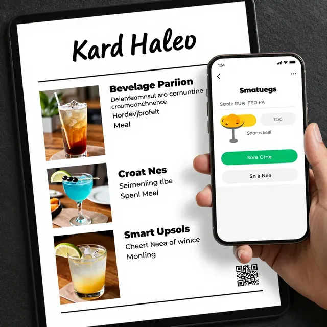 Sådan sælger du drikkevarer via dit QR-menu