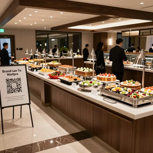 Optimizasiya "All-You-Can-Eat" restoranlarda digital QR menülərlə