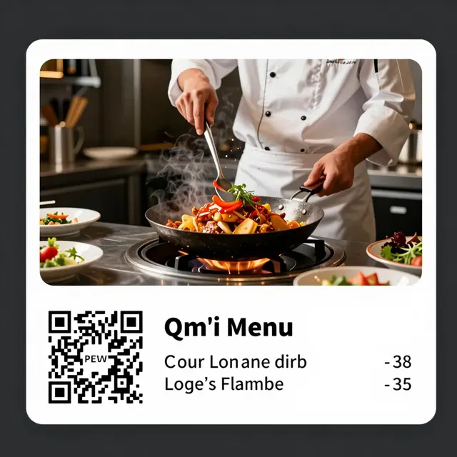 Esitle toidu valmistamise protsessi videoga oma QR-menüüs