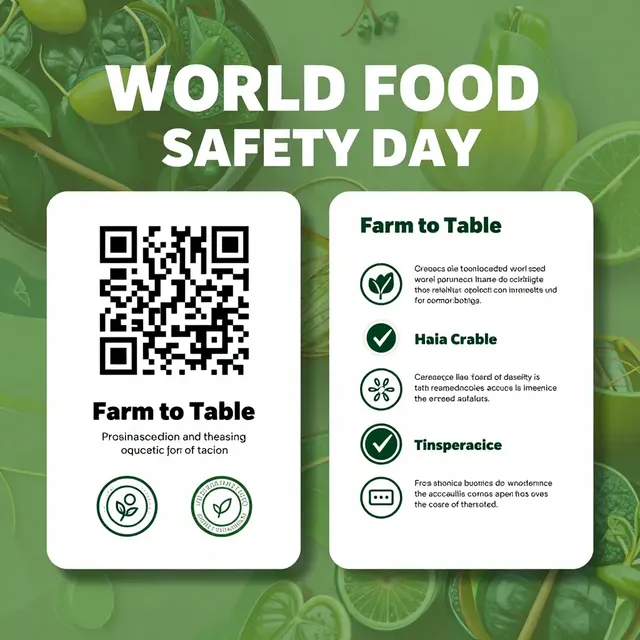 Deň bezpečnosti potravín (World Food Safety Day): QR kódy v menu pre sledovanie pôvodu surovín
