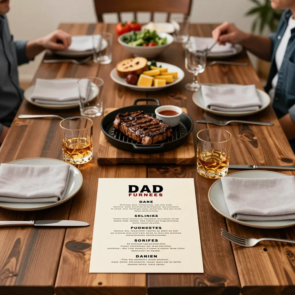 Father's Day Special Menu: Digital QR Code Strategy