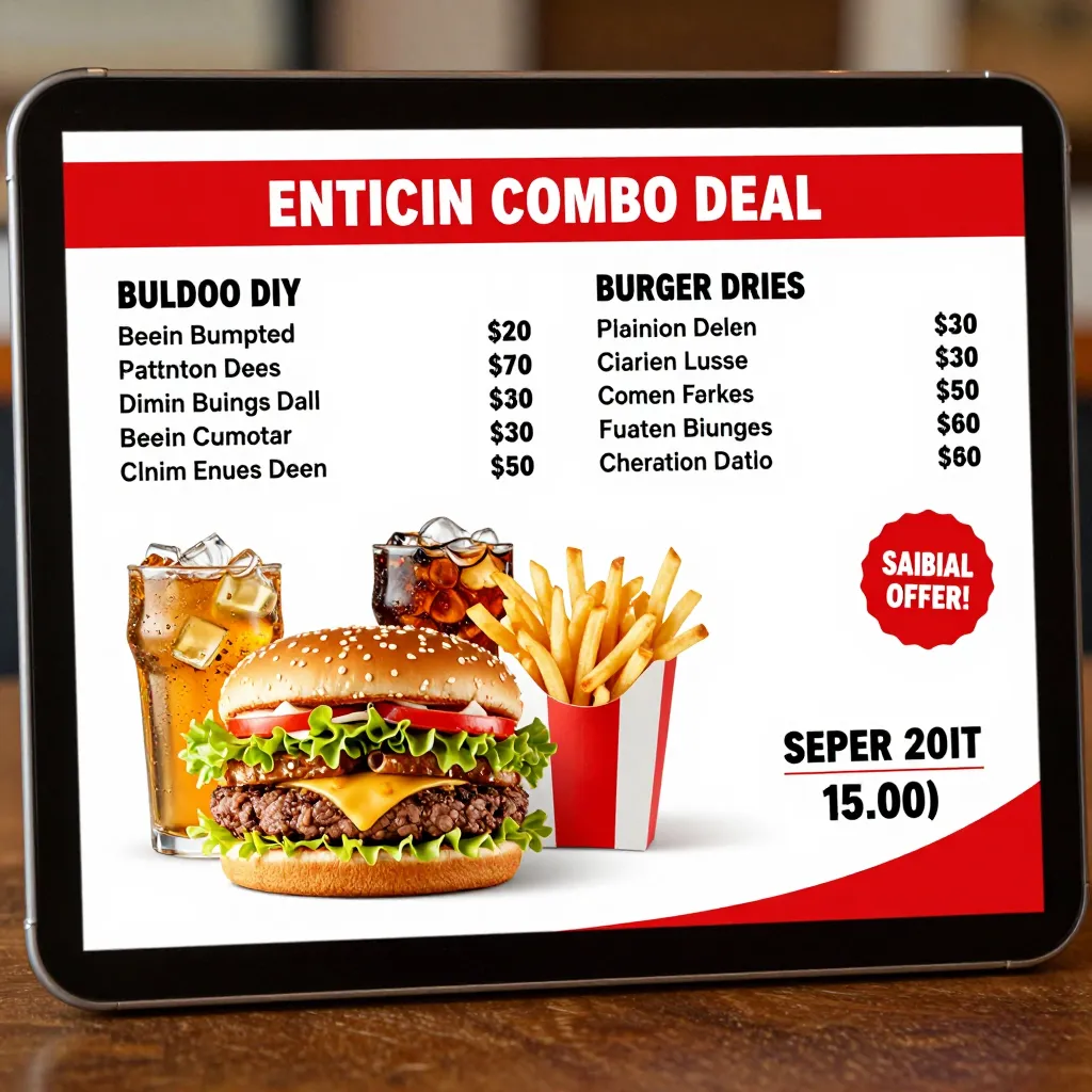 Boost Sales with QR Menu Combo Deals