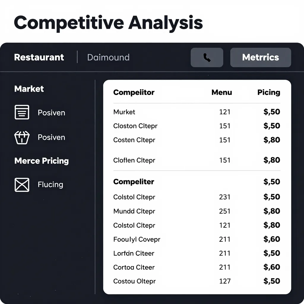 Restaurant Competitor Analysis: Master Menu Data Strategies