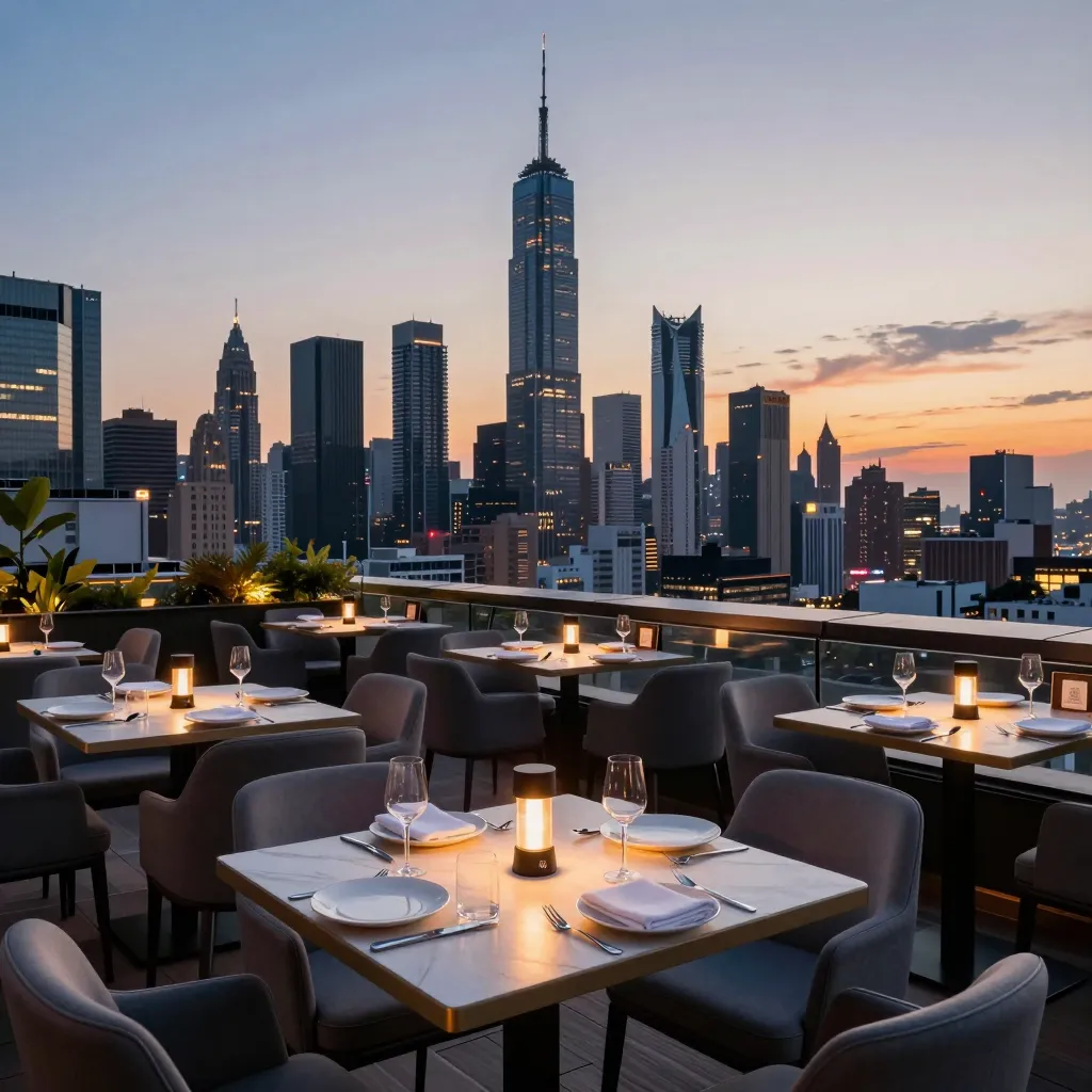 Setting Up a Rooftop Restaurant Menu with QR Tech