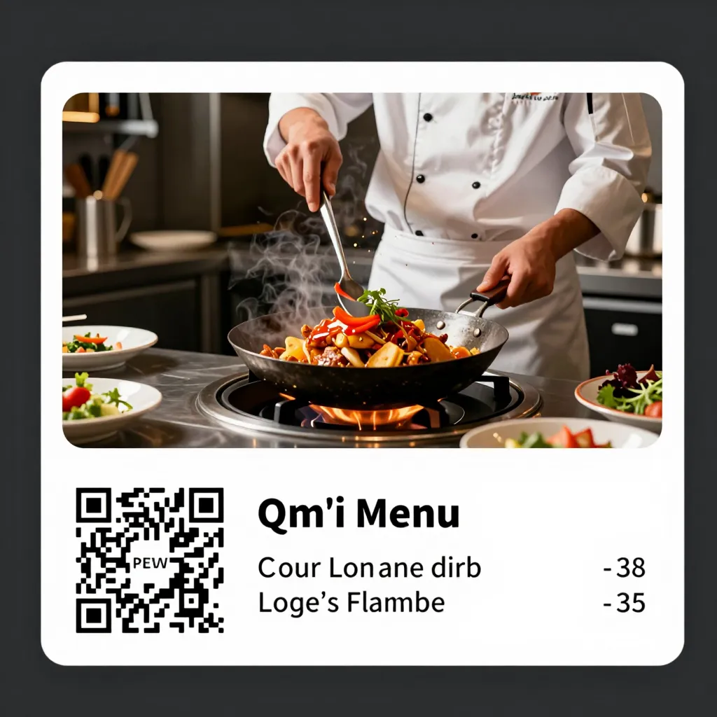 Showcase Food Prep with Video in Your QR Menu